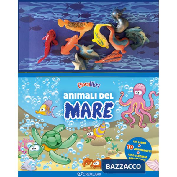 Animali del mare. Giocalibri. Ediz. a colori. Con 10 animaletti in plastica. Con Poster