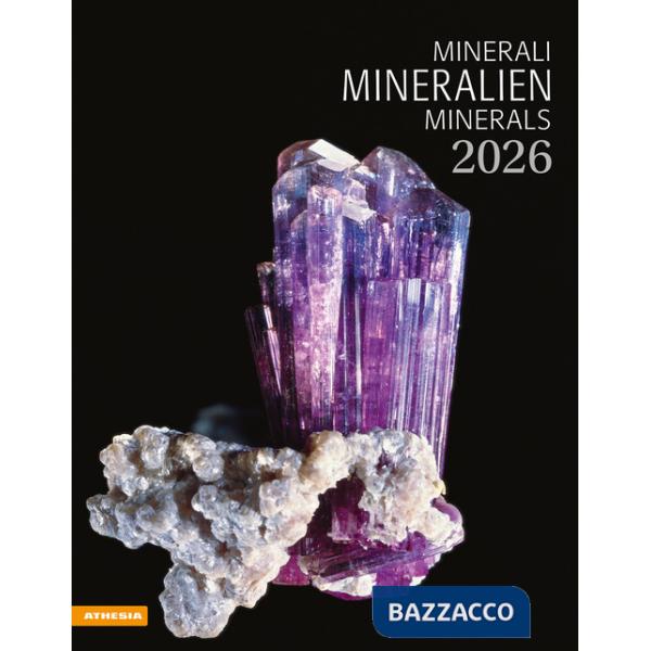 Mineralien. Minerali. Calendario grande 2026