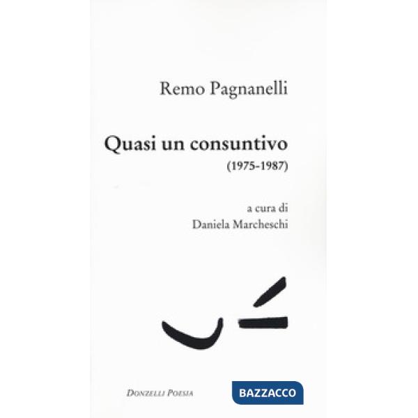 Quasi un consuntivo (1975-1987)