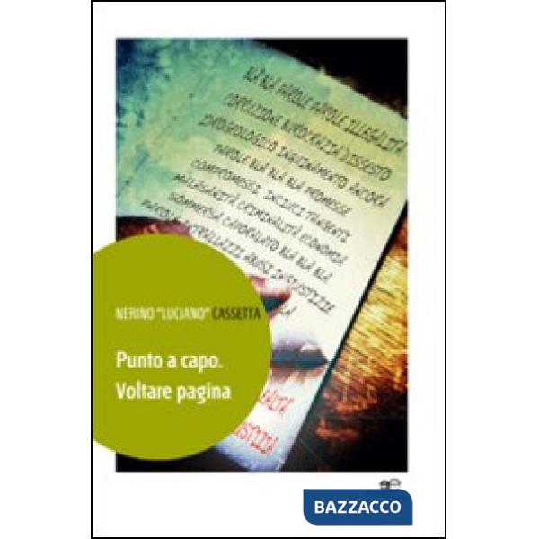 Punto a capo. Voltare pagina