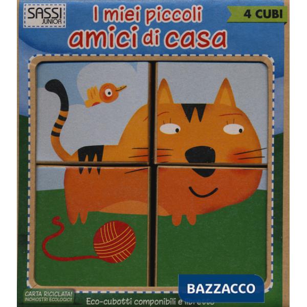 Miei piccoli amici di casa. Eco-cubotti e libretto. Ediz. illustrata. Con gadget (I)