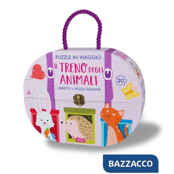 Treno degli animali. Puzzle in viaggio. Ediz. a colori. Con puzzle (Il)