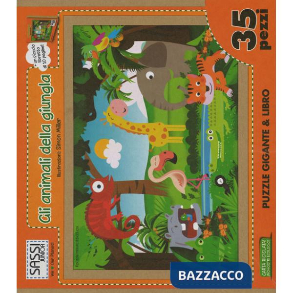 Animali della giungla. Libro puzzle. Ediz. illustrata (Gli)