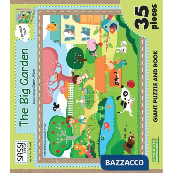 Big garden. Puzzle gigante. Ediz. illustrata. Con libro (The)