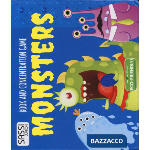 Monsters. Book and concentration game. Ediz. a colori. Con Carte