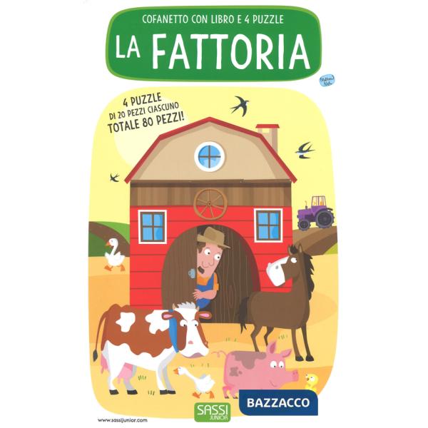 Fattoria. Libro puzzle. Ediz. a colori. Con Giocattolo (La)