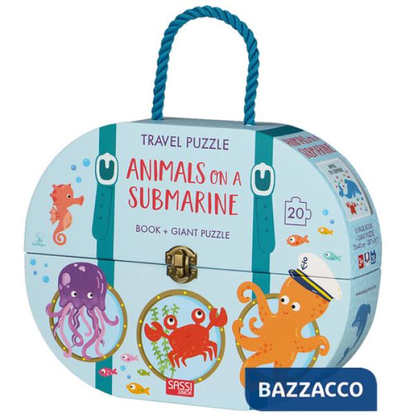 Animals on a submarine. Travel puzzle. Ediz. a colori. Con puzzle