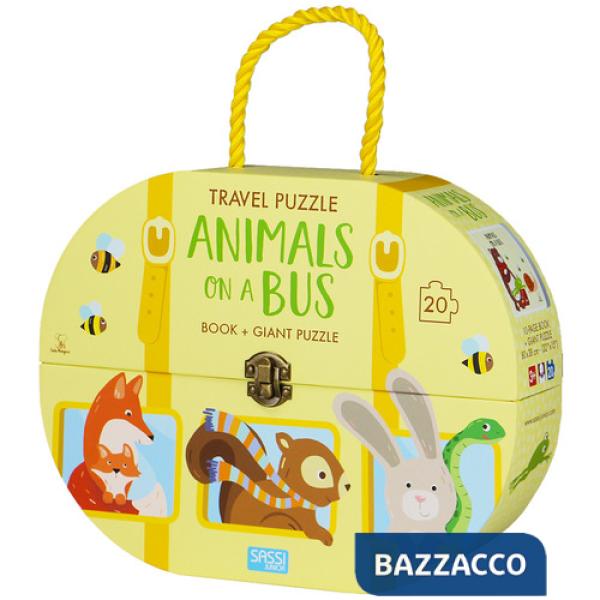 Animals on a bus. Travel puzzle. Ediz. a colori. Con puzzle