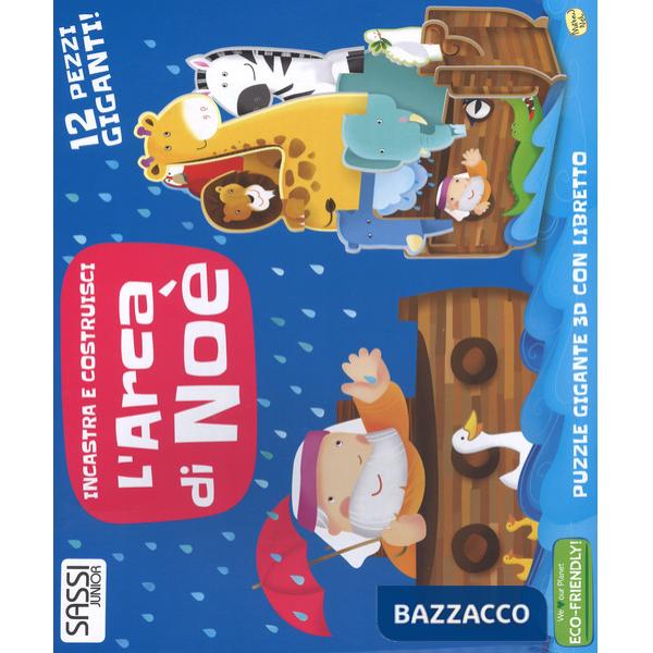 Arca di Noè. Incastra e costruisci. Libro puzzle. Ediz. a colori. Con puzzle (L')
