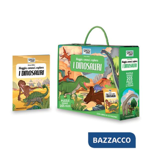 Dinosauri. Viaggia, conosci, esplora. Libro puzzle. Ediz. illustrata. Con puzzle (I)