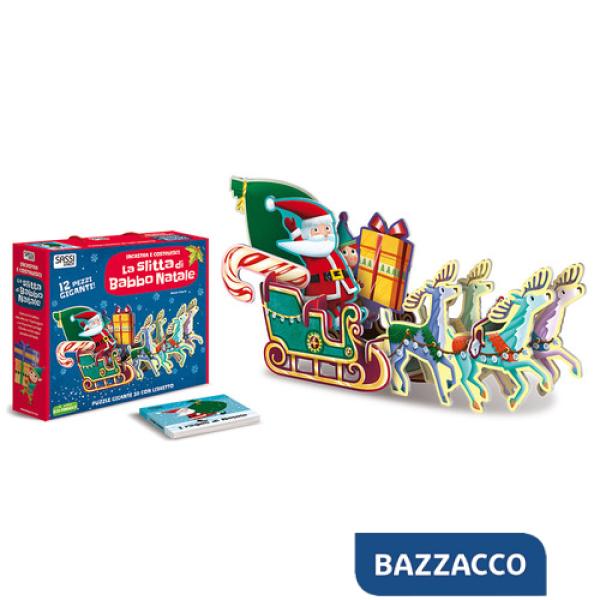 Slitta di Babbo Natale. Incastra e costruisci. Ediz. a colori. Con puzzle (La)