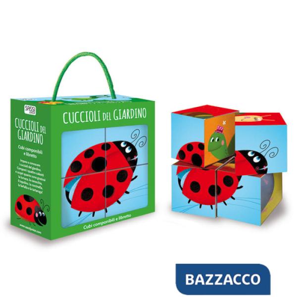 Cuccioli del giardino. Cubi componibili. Ediz. a colori