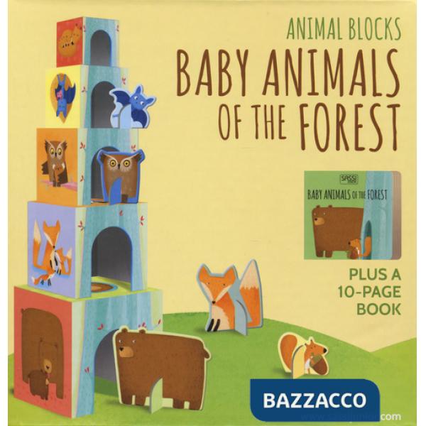 Baby animals of the forest. Animal blocks. Ediz. a colori. Con Gioco