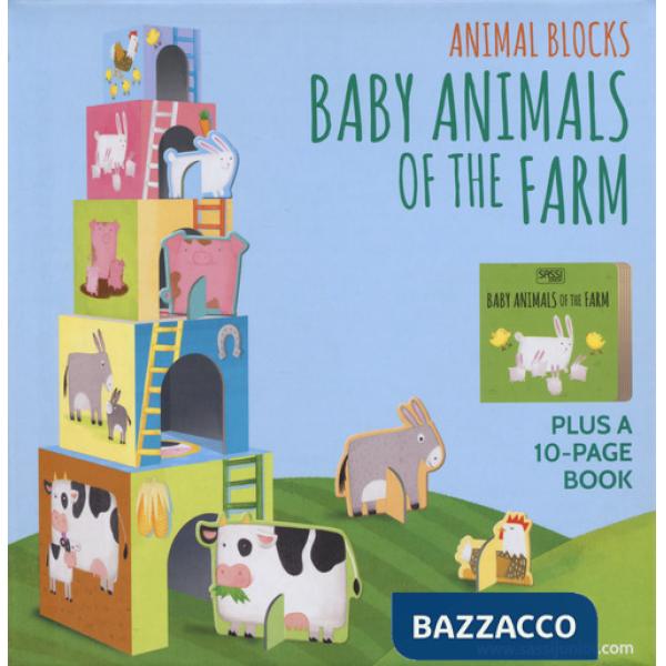 Baby animals of the farm. Animal blocks. Ediz. a colori. Con Gioco