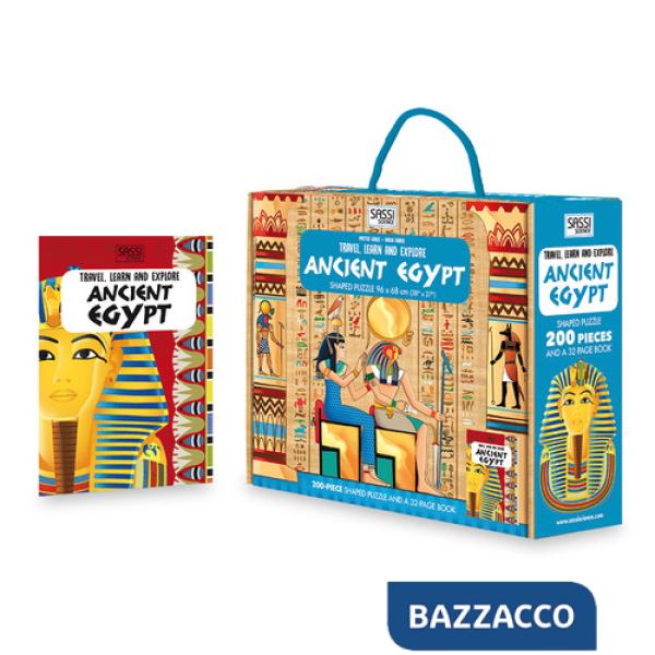 Ancient Egypt. Travel, learn and explore. Con puzzle