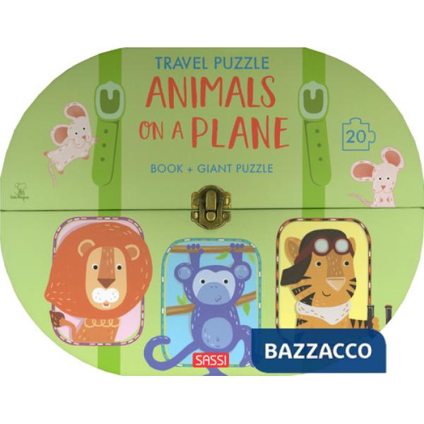 Animals on a plane. Travel puzzle. Ediz. a colori. Con puzzle