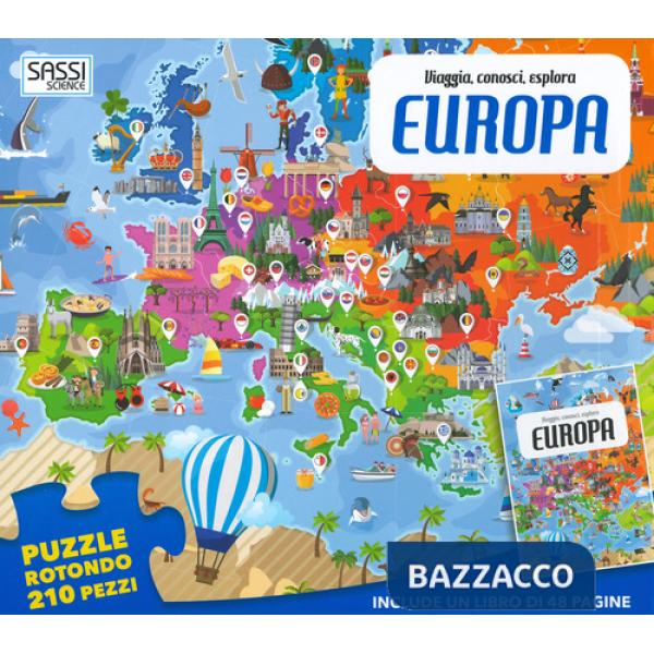 Europa. Viaggia, conosci, esplora. Con puzzle. Ediz. a colori. Con puzzle