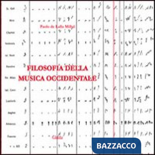 Filosofia della musica occidentale