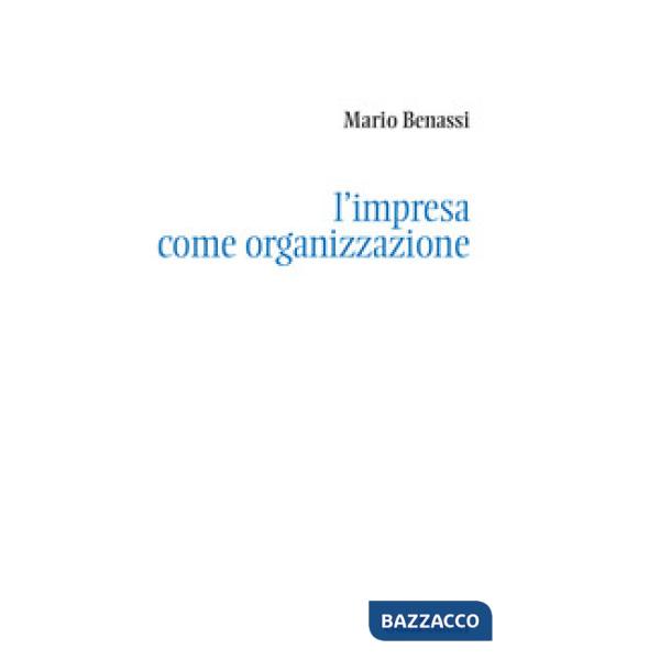 Impresa come organizzazione (L')