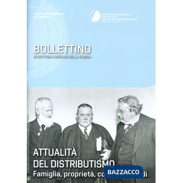 Bollettino di dottrina sociale della Chiesa (2020). Vol. 3