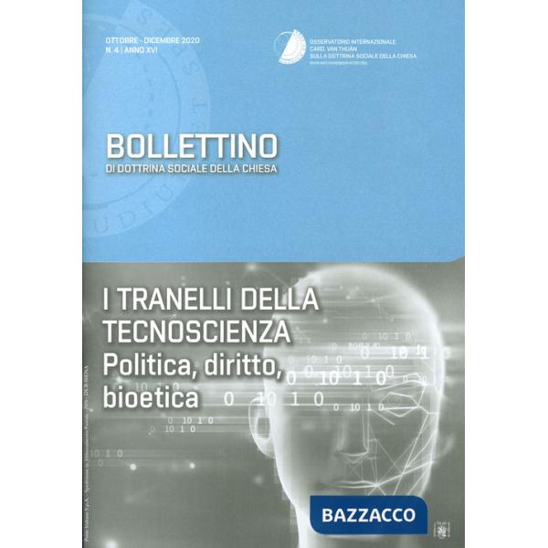 Bollettino di dottrina sociale della Chiesa (2020). Vol. 4