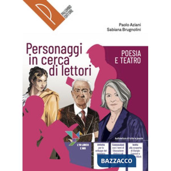 PERSONAGGI IN CERCA DI LETTORI POESIA E TEATRO