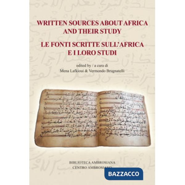 Written sources about Africa and their study-Le fonti scritte sull'Africa e i loro studi