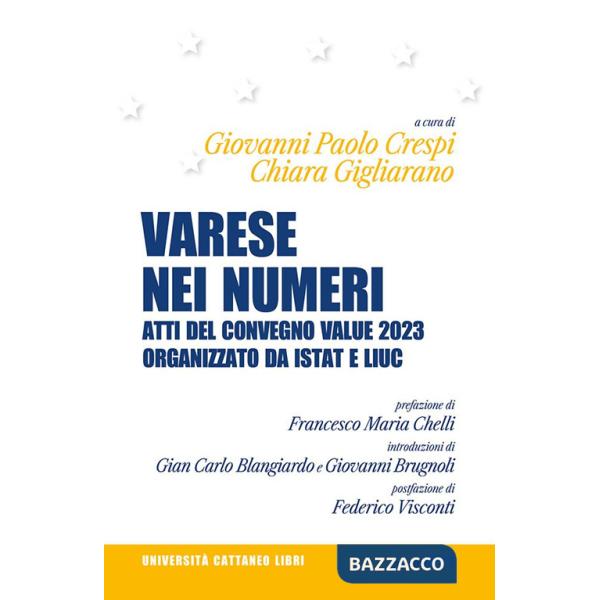 Varese nei numeri. Atti del Convegno Value 2023