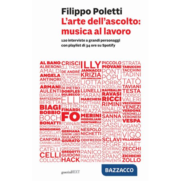 Arte dell'ascolto: musica al lavoro. 120 interviste a grandi personaggi con playlist di 34 ore su Spotify (L')