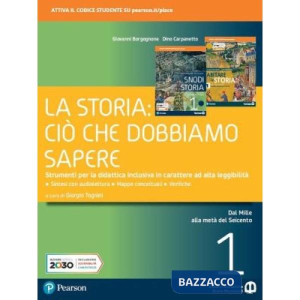 GLI SNODI DELLA STORIA - LA STORIA: CIO CHE DOBBIAMO SAPERE 1 (TIPO C)