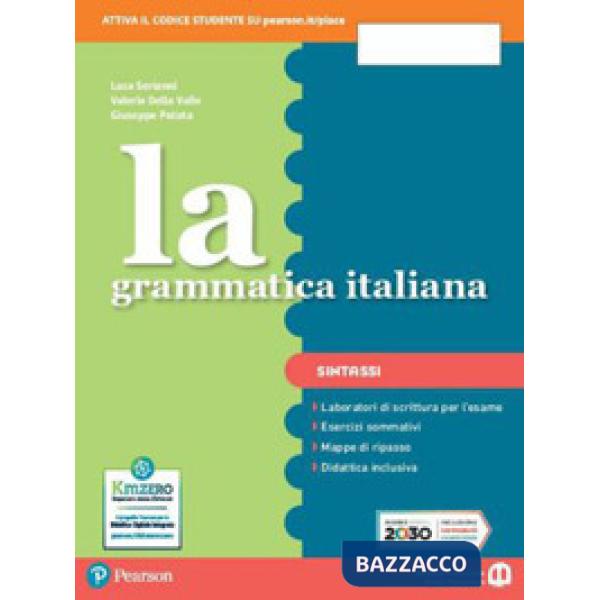 LA GRAMMATICA ITALIANA ED. SEPARATA SINTASSI