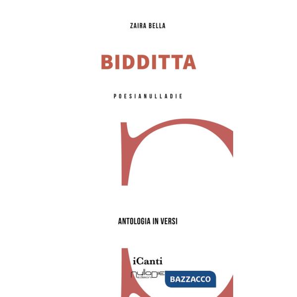 Bidditta. Antologia in versi