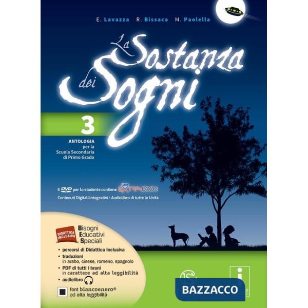 LA SOSTANZA DEI SOGNI 3 + DVD ROM + PERCORSI DEL 900 + COMPETENZE 3 ON