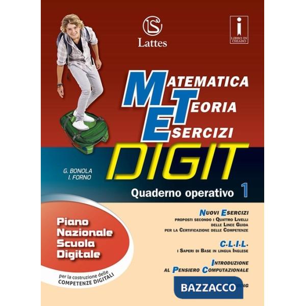 MATEMATICA TEORIA ESERCIZI 1 DIGIT + QUADERNO + EBOOK