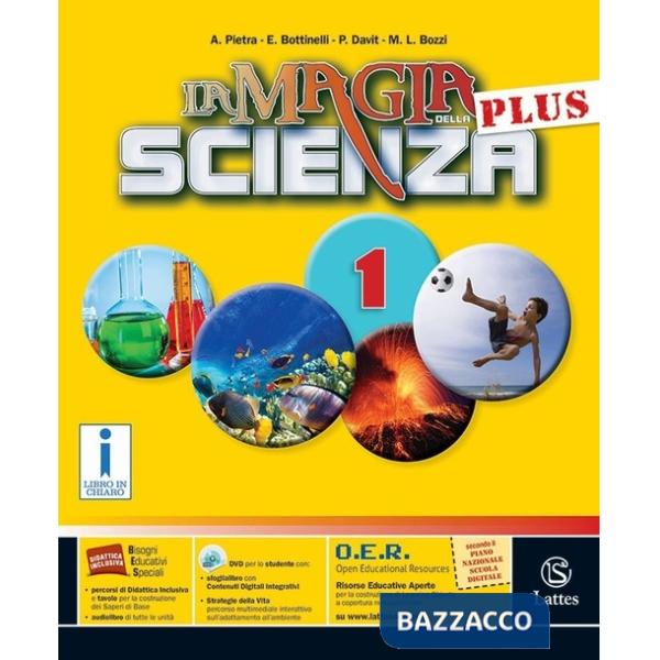 MAGIA DELLA SCIENZA PLUS 1 + DVD ROM + MI PREPARO + COMPETENZE + TAV