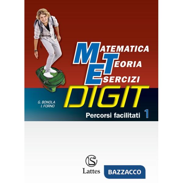 MATEMATICA TEORIA ESERCIZI 1 DIGIT PERCORSI FACILITATI + EBOOK