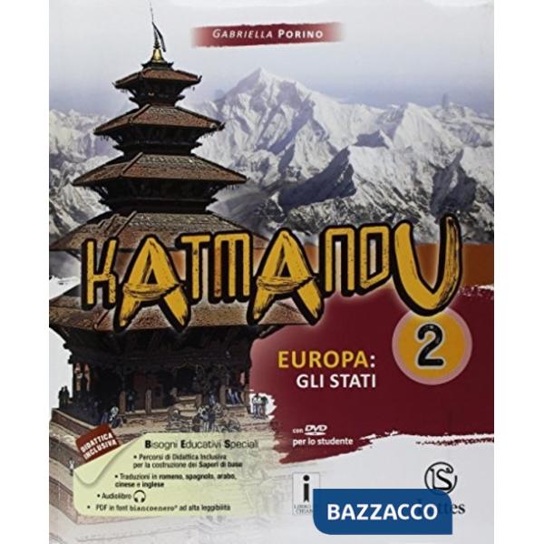 KATMANDU 2 CON DVD-ROM E ATLANTE 2 + MI PREPARO PER L'INTERROGAZIONE 2