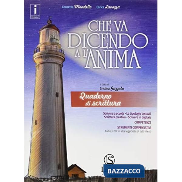 CHE VA DICENDO A L'ANIMA-QUADERNO DI SCRITTURA