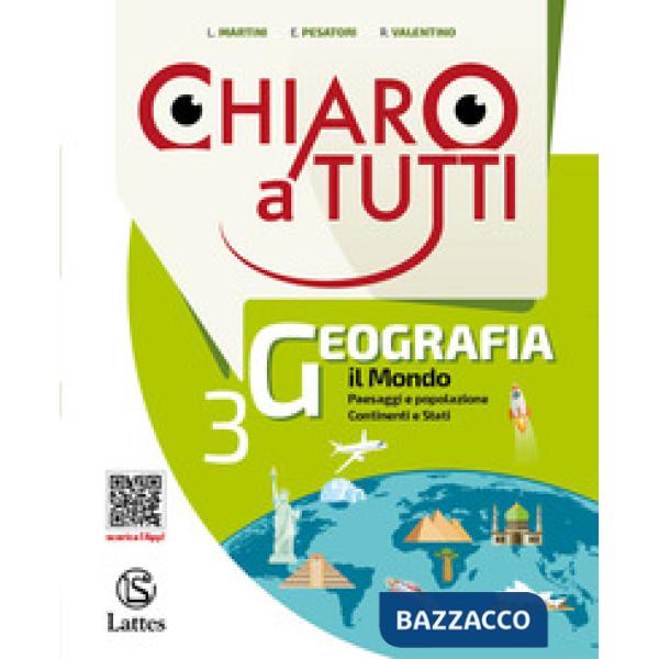CHIARO A TUTTI GEOGRAFIA VOL. 3 + ATLANTE 3