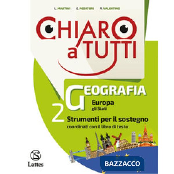 CHIARO A TUTTI GEOGRAFIA SOSTEGNO VOL. 2 + TAVOLE ILLUSTRATE