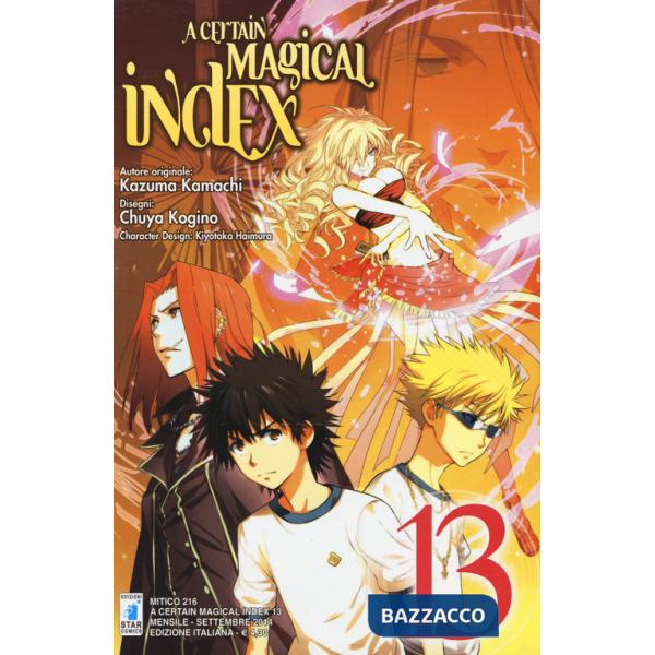 Certain magical index (A). Vol. 13