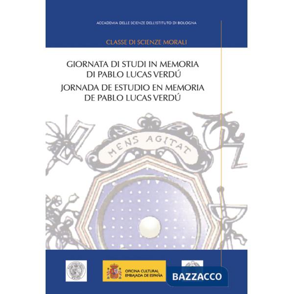 Giornata di studi in memoria di Pablo Lucas Verdù-Jornada de estudio en memoria de Pablo Lucas Verdù. Ediz. bilingue