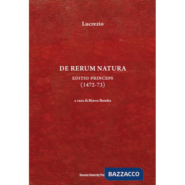 De rerum natura. Editio princeps (1472-73)