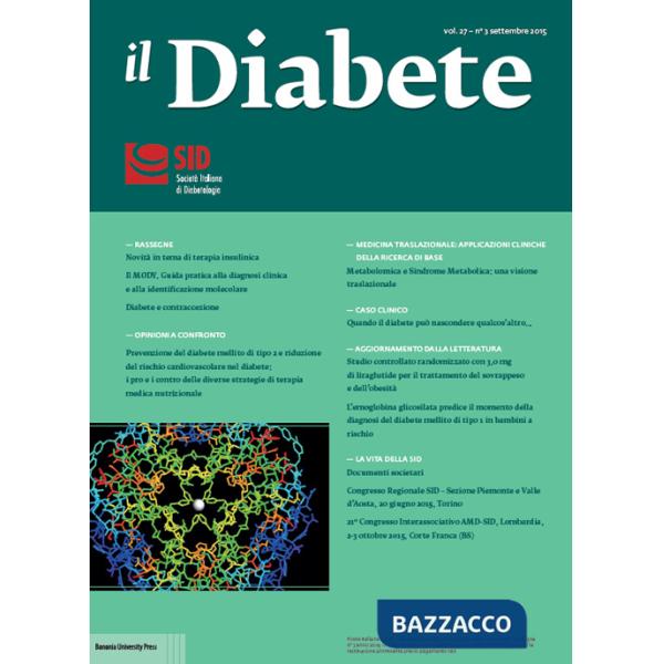 Diabete (Il). Vol. 27/3