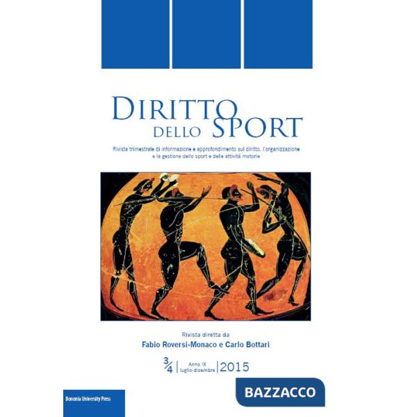 Diritto dello sport (2015) vol. 3-4