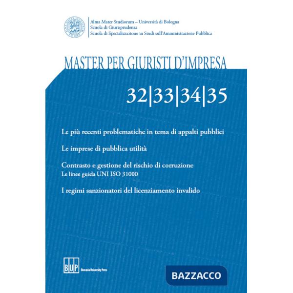 Master per giuristi d'impresa vol. 32-33-34-35