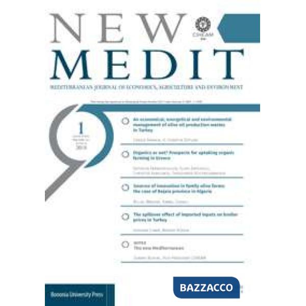 New Medit (2018). Vol. 1: Marzo