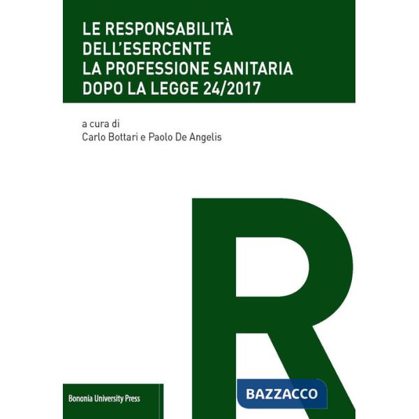 Responsabilità dell'esercente. La professione sanitaria dopo la legge 24/2017 (Le)