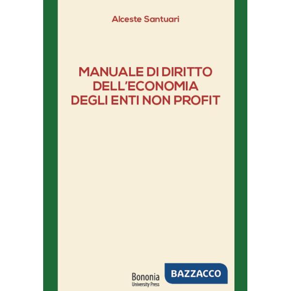 Manuale di diritto dell'economia degli enti non profit