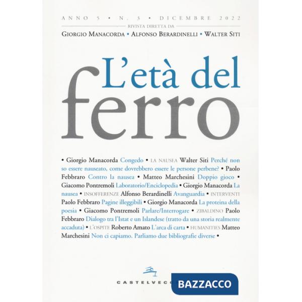 Età del ferro (2022). Vol. 3